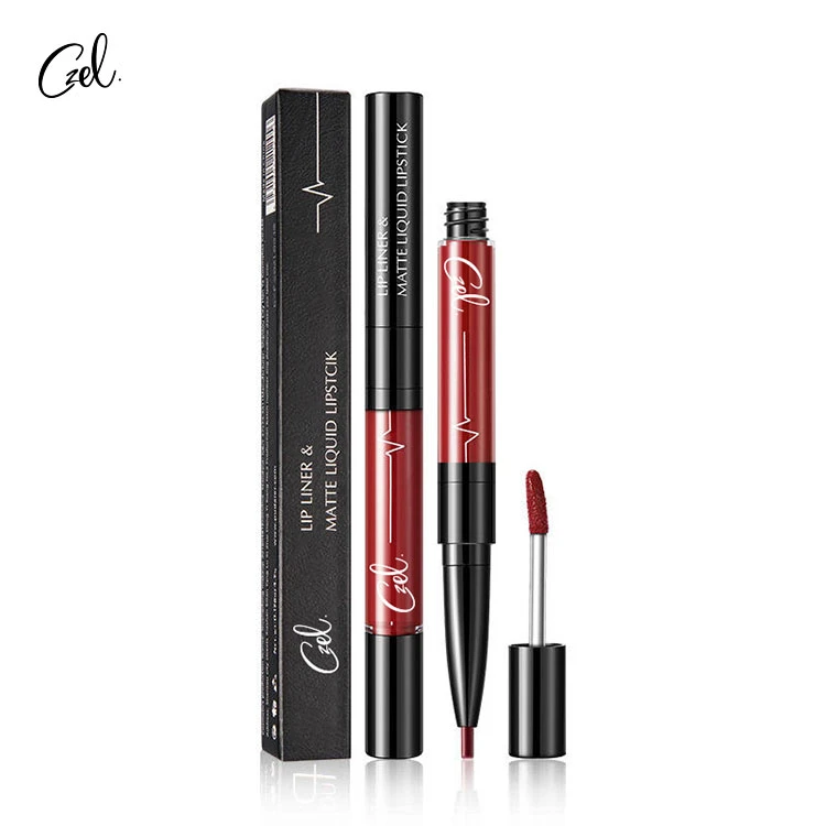 Double Head Lip Gloss And Pencil